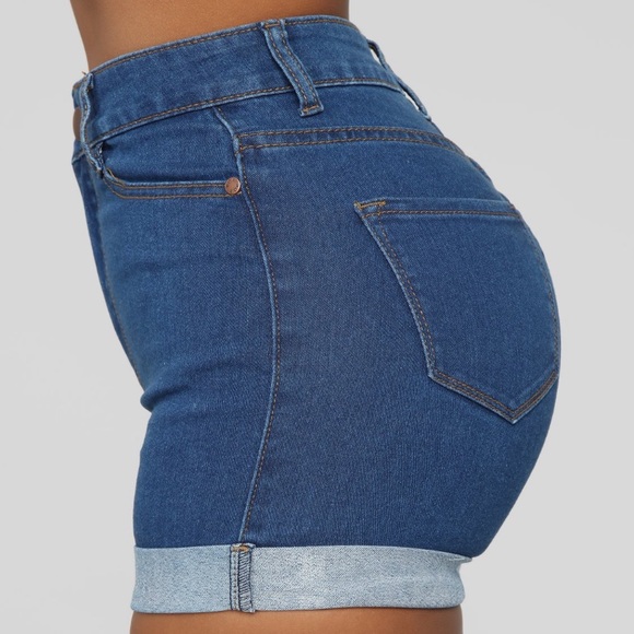 Carter Denim Shorts from Fashionnova - Picture 3 of 5